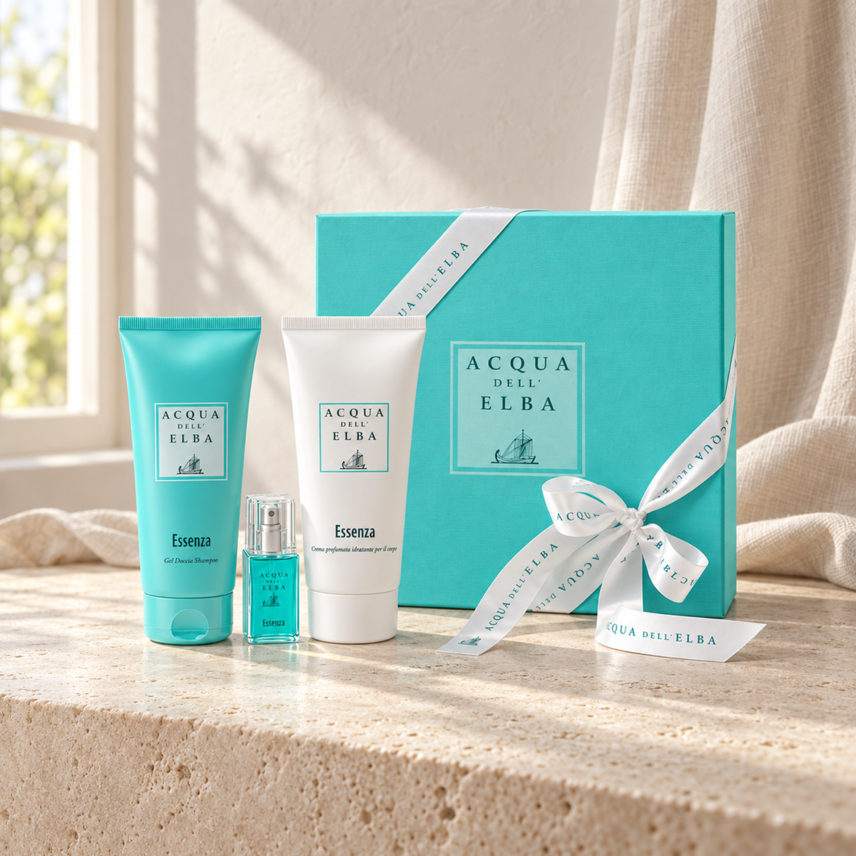 GIFT BOX ESSENZA MAN - BODY CREAM + SHOWER GEL + EDP