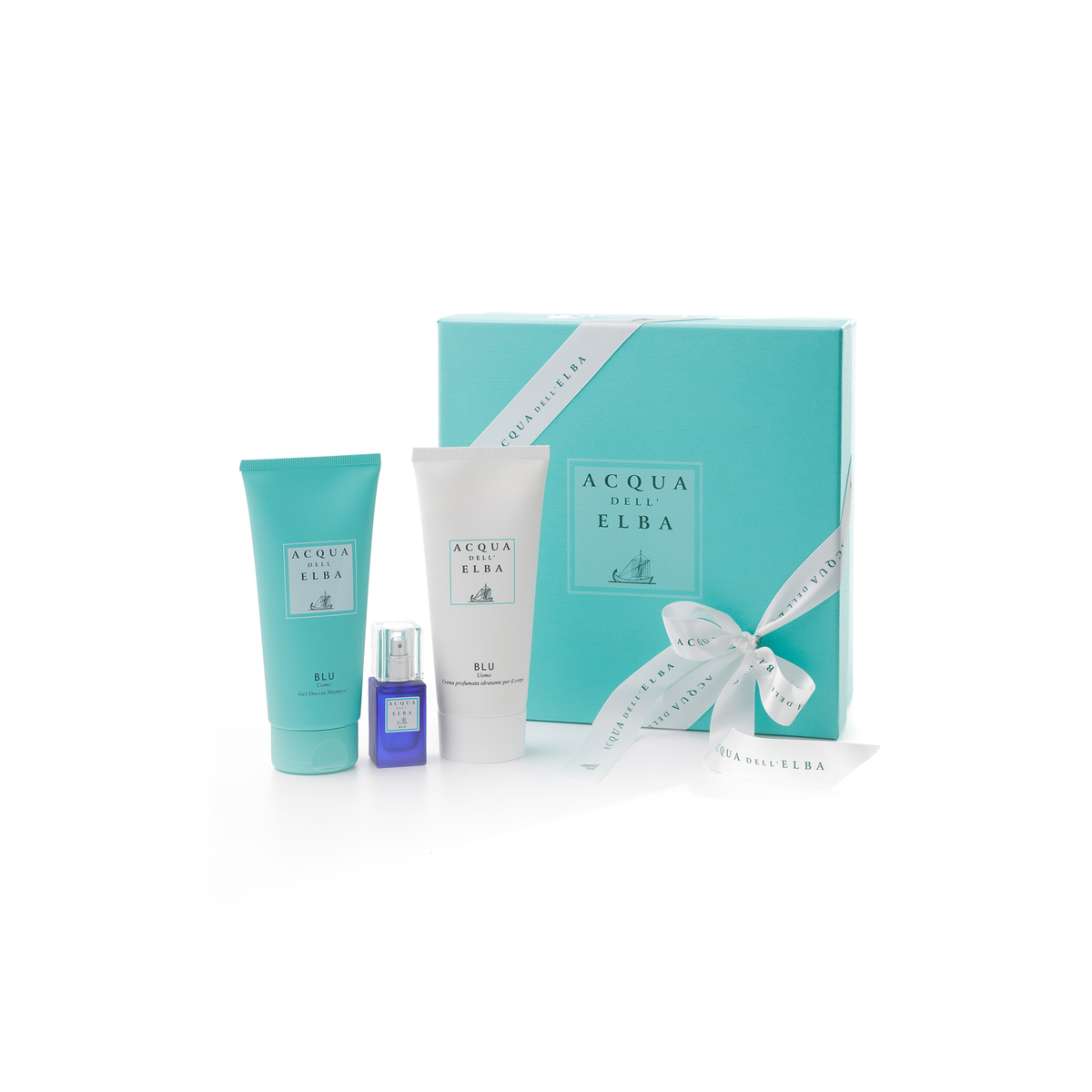 GIFT BOX BLU MAN - BODY CREAM + SHOWER GEL + EDP — Available option