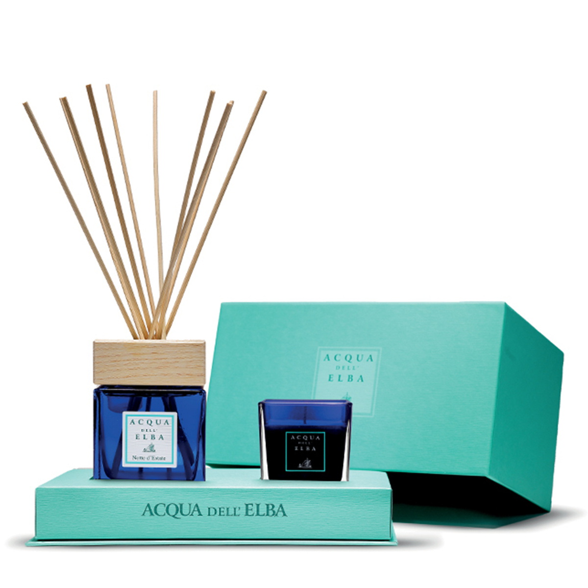 علبة هدية نوتي دي استاتي - معطر المنزل 200 مل + شمعة معطرة 80 جم