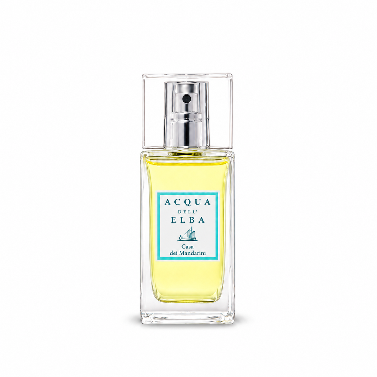 ROOM SPRAY CASA DEI MANDARINI — 15 ml — AI-generated 15ml room spray visualization based on reference packaging