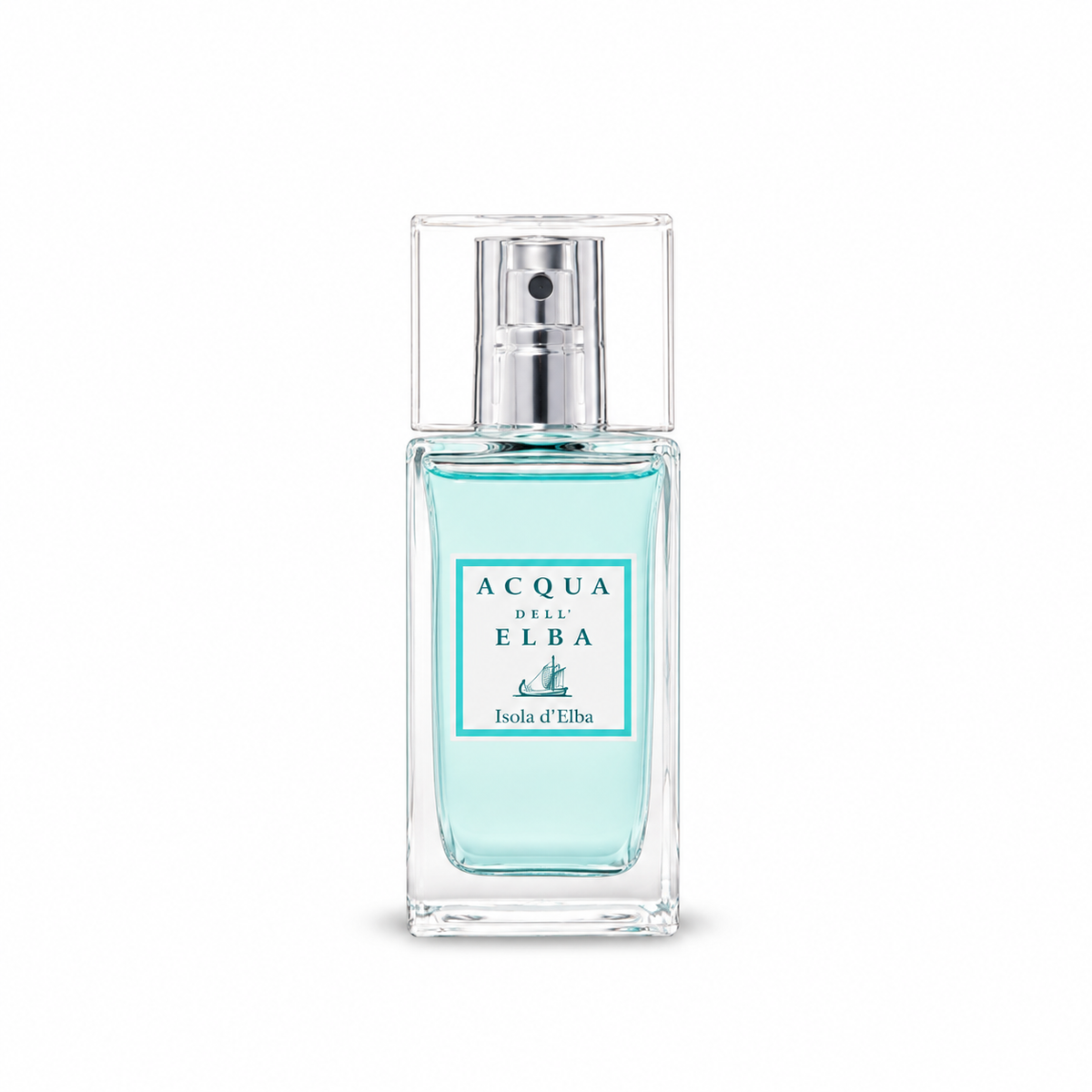 ROOM SPRAY ISOLA D'ELBA — 15 ml — AI-generated 15ml room spray visualization based on reference packaging
