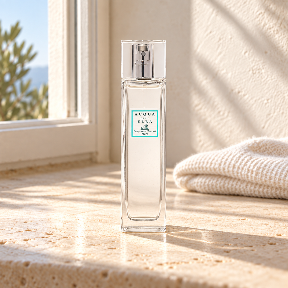 Acqua dell’Elba fabricfragrancemare — natural window-light lifestyle