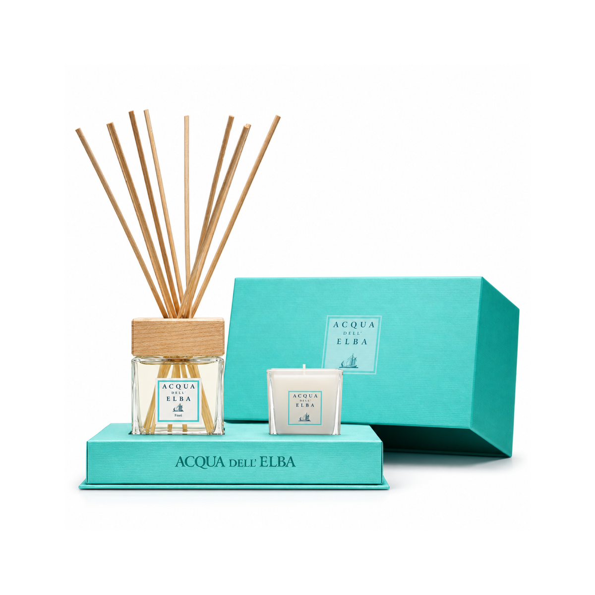 علبة هدية فيوري - معطر المنزل 200 مل + شمعة معطرة 80 جم