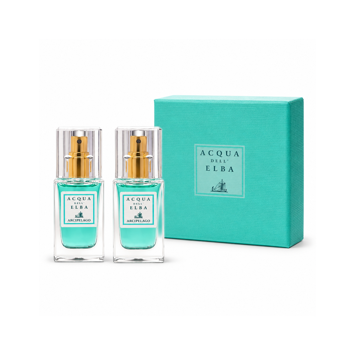 GIFT BOX MIA ARCIPELAGO WOMAN — complete gift set, white studio background