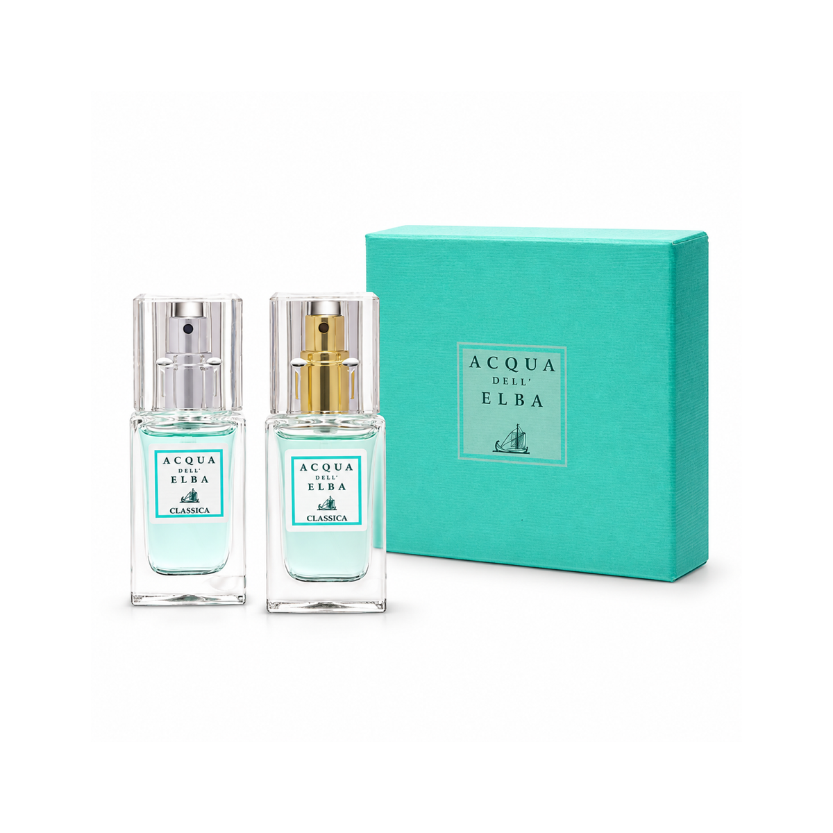 علبة هدية نوسترا كلاسيكا - عطر رجالي 15 مل + عطر نسائي 15 مل