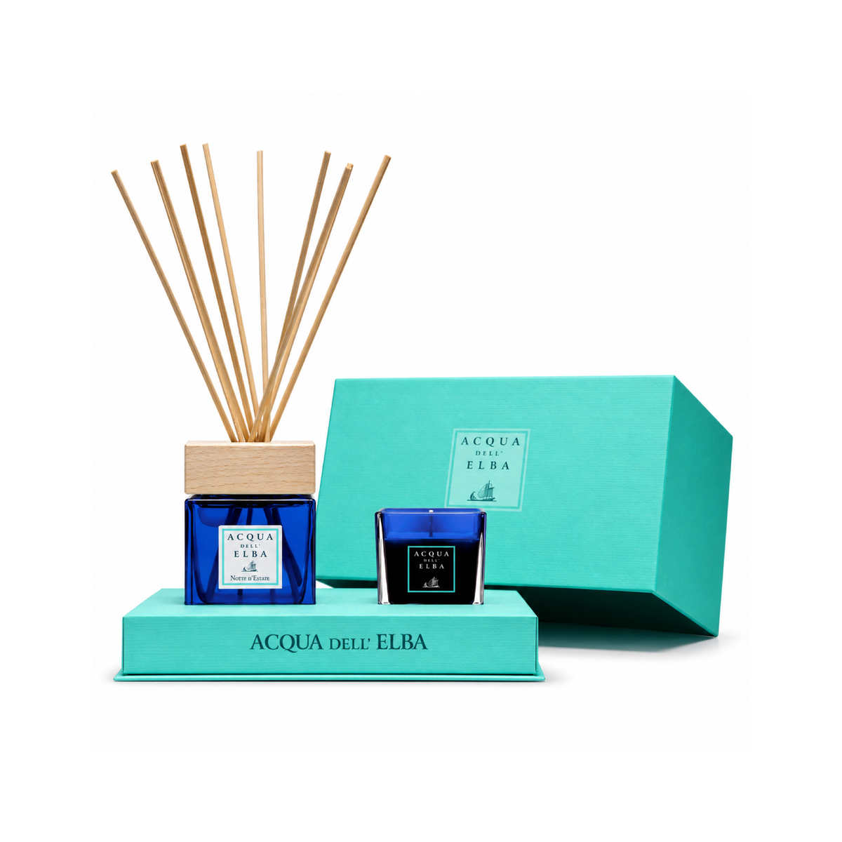علبة هدية نوتي دي استاتي - معطر المنزل 200 مل + شمعة معطرة 80 جم