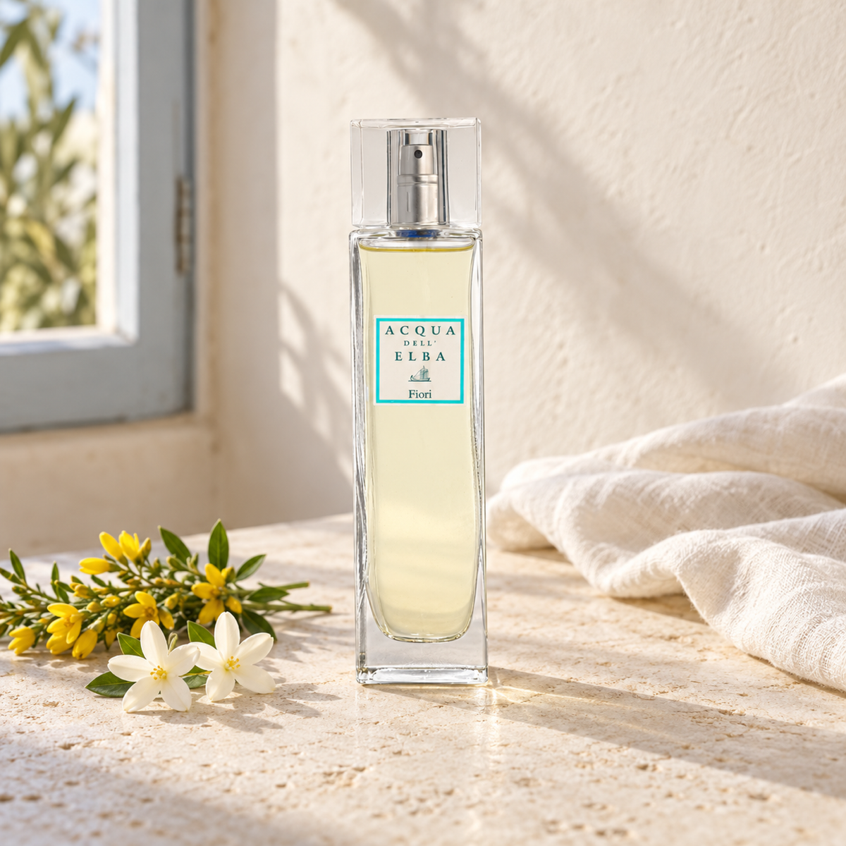 Acqua dell'Elba Fiori Room Spray 100 ml — natural window-light lifestyle