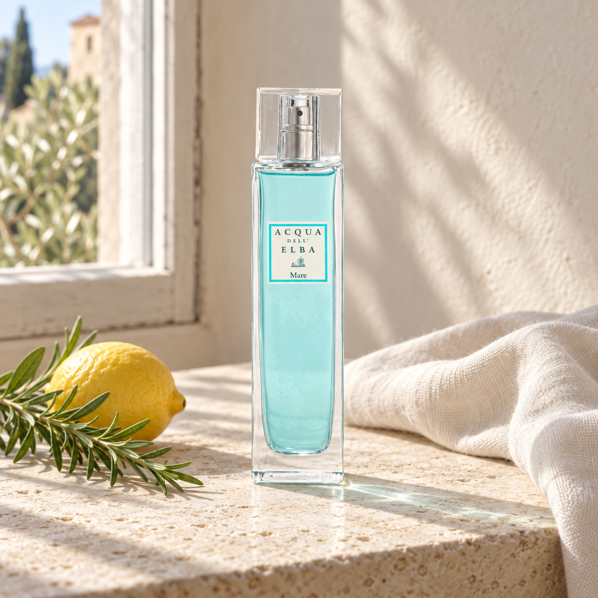 Acqua dell'Elba Mare Room Spray 100 ml — natural window-light lifestyle