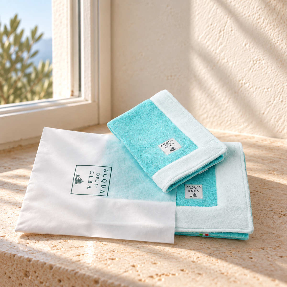 SET 2 TOWELS, 105X70 CM & 60X40 CM